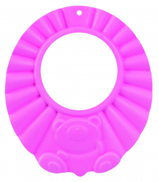 Ободок защитный для мытья волос Canpol 0м+, арт. 74/006, цвет: розовый