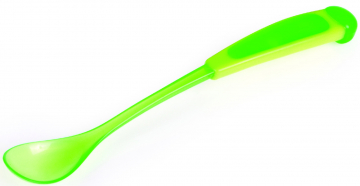 Ложка с длинной ручкой Canpol арт. 56/582, 4+ мес., цвет зеленый