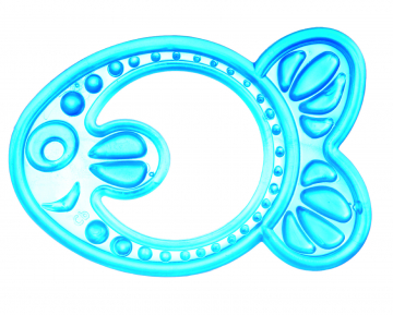 Прорезыватель мягкий Canpol арт. 13/109, 0м+, цвет голубой, форма рыбка