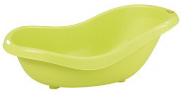 Ванночка для купания Bebe Confort со сливным отверстием цвет салатовый