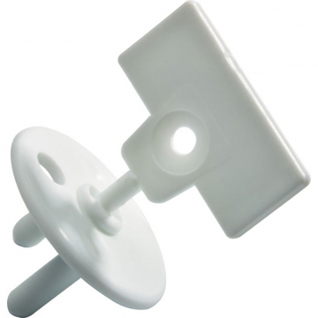 Заглушка для розетки с ключом Safety 1st (12 шт.) цвет белый