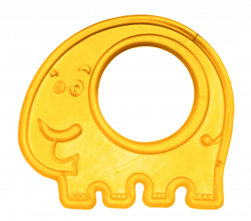 Прорезыватель мягкий Canpol арт. 13/109, 0м+, цвет желтый, форма слоник