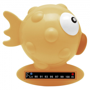 Термометр для ванны Chicco Baby Moments Рыба-шар, желтый, 320719043